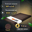 Фотографии в интерьере, Ступень Woodgrand полнотелая из МПК с тиснением Венге 3000x320x24 мм