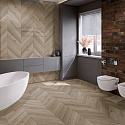 Фотографии в интерьере, SPC ламинат Damy Floor Chevron Версаль