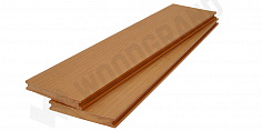 Террасная доска Woodgrand полнотелая с тиснением из МПК Орех 3000x140x20 мм