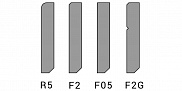 Плинтус "Finitura dekor" МДФ 80х12 R5, F2, F0,5 грунтованный 