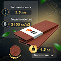 Фотографии в интерьере, Террасная доска Woodgrand из МПК с тиснением Терракот 3000x200x24 мм
