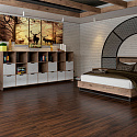 Фотографии в интерьере, Инженерная доска Damy Floor Luxury Палуба Каштановый Селект