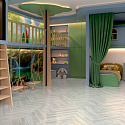 Фотографии в интерьере, Инженерная доска Damy Floor Luxury Английская елочка Ванильный Евростандарт 120 мм