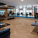 Фотографии в интерьере, SPC ламинат Damy Floor Chevron Сен-Клу