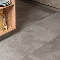 Фотографии в интерьере, ПВХ плитка, кварц виниловый ламинат Vinilam Ceramo Stone Glue Цемент Cтальной
