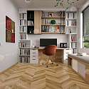 Фотографии в интерьере, SPC ламинат Alpine Floor Chevron Alpine Дуб Grazioso