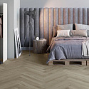 Фотографии в интерьере, SPC ламинат Invictus Maximus Herringbone River Oak Silt