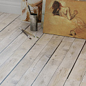 Фотографии в интерьере, Пробковый пол Corkstyle Print Cork Wood Dupel Planke клеевой