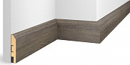 Плинтус Cosca Decor ЕP07 МДФ Nanoflex Дуб Серебристый 2400x80x16 мм 
