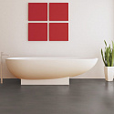 Фотографии в интерьере, ПВХ плитка, кварц виниловый ламинат Wineo 800 Tile Плитка темно-серая сплошная 3