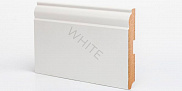 Плинтус напольный Ликорн МДФ White W 04-120 