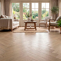 Фотографии в интерьере, SPC ламинат Stone Floor Английская Ёлка Дуб Растлфилд