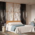 Фотографии в интерьере, Комплект акустических панелей Cosca Decor Эмираты Черное зеркало, 1200x300x19мм