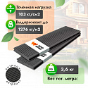 Фотографии в интерьере, Террасная доска Woodgrand полнотелая из ДПК Антрацит 6000x140x20 мм