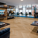 Фотографии в интерьере, SPC ламинат Damy Floor Chevron Тюильри