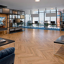 Фотографии в интерьере, Инженерная доска Damy Floor Luxury Английская елочка Натуральный Селект 120 мм