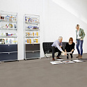 Фотографии в интерьере, ПВХ плитка, кварц виниловый ламинат Wineo 800 Tile Плитка тень сплошная 2