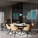 Фотографии в интерьере, Комплект акустических панелей Cosca Decor Эмираты Хром, 600x300x19мм