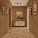Фотографии в интерьере, Ламинат Norland Herringbone Elegant Strong Дуб Тинос