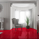 Фотографии в интерьере, Ламинат Falquon Blue Line Uni 4V Red глянец