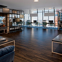 Фотографии в интерьере, Инженерная доска Damy Floor Luxury Палуба Шоколадный Селект