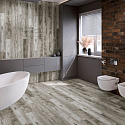 Фотографии в интерьере, SPC ламинат Damy Floor Family Дуб Рустикальный Cерый