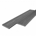 Фотографии в интерьере, Террасная доска дпк полнотелая Terradeck Solid серый 3000x152x20