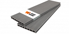 Террасная доска Woodgrand из МПК с тиснением Grigio 3000x200x24 мм