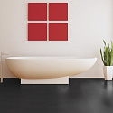 Фотографии в интерьере, ПВХ плитка, кварц виниловый ламинат Wineo 800 Tile Плитка черная сплошная 1