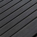 Фотографии в интерьере, Ступень Ecodecking Топ полнотелая 4000х320х24 Графит