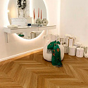 Фотографии в интерьере, SPC ламинат Steinholz Element Chevron Альба