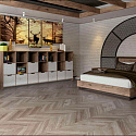 Фотографии в интерьере, Инженерная доска Damy Floor Luxury Французская елочка Скандинавский Евростандарт
