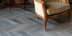 ПВХ плитка, кварц виниловый ламинат Vinilam Parquet Chevron Glue Легран