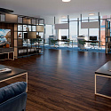 Фотографии в интерьере, Массивная доска Damy Floor Luxury Палуба Каштановый Селект 20 мм