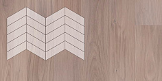 Купить Инженерная доска Lab Arte Елка Chevron Французская Дуб Натур Чегет белый лак 400/33...