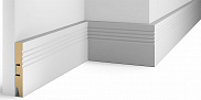 Плинтус Cosca Decor МДФ Белый AP08 под покраску 2400x100x16 мм 