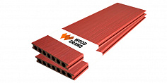 Купить Террасная доска Woodgrand из ДПК Коэкструзия Красный 6000x150x22 мм 