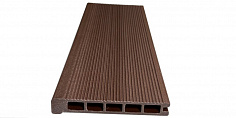 Купить Ступень Ecodecking Титан пустотелая 3000x180x25 Шоколад 