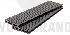 Террасная доска Woodgrand из ДПК Антрацит 6000x150x22 мм
