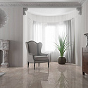 Фотографии в интерьере, Ламинат Falquon Blue Line Stone Botticino Classico Light глянец