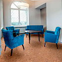 Фотографии в интерьере, Пробковый пол Corkstyle Natural Cork Rombo new клеевой