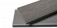 Купить Террасная доска Ecodecking Топ полнотелая 3000x150x21 Серый 
