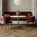 Фотографии в интерьере, ПВХ плитка, кварц виниловый ламинат Invictus Maximus Parquet Highland Oak Roasted