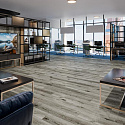 Фотографии в интерьере, SPC ламинат Damy Floor Family Дуб Состаренный Серый