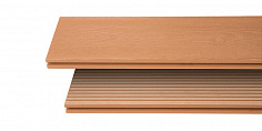 Купить Террасная доска Ecodecking Комфорт плюс 3D 4000x146х24 Орех 