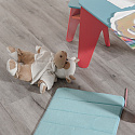 Фотографии в интерьере, SPC ламинат Vinilam Ceramo Cork 8мм Дуб Давос