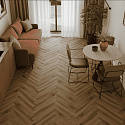 Фотографии в интерьере, Ламинат Norland Herringbone Elegant Strong Дуб Лира
