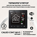 Фотографии в интерьере, Терморегулятор Caleo C947 Wi-Fi (черный)