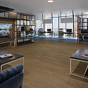 Фотографии в интерьере, SPC ламинат Damy Floor Family Дуб Мокко