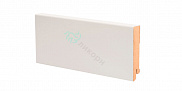 Плинтус напольный Ликорн МДФ цветной К-06 Светло-серый 80x16 мм 